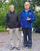 B-sarjan voittajat Jyrki ja Leo